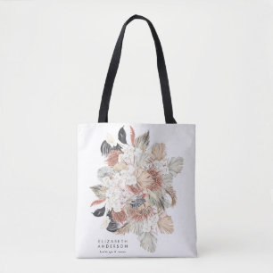 Premium - Pure White Pampas Grass Floral Ultra Tas