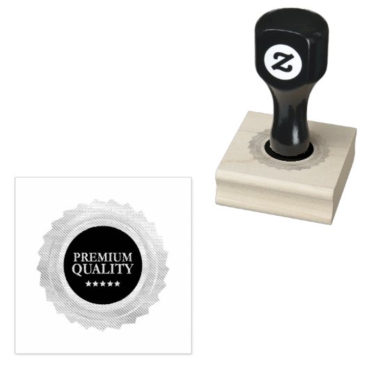 PREMIUM QUALITY Circle Layout Jet Black Ink Sharp  Rubberstempel (Gestempeld)