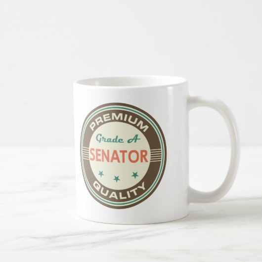 Premium Quality Senator (Funny) Gift Koffiemok (Rechts)