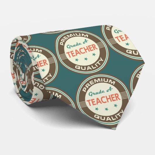 Premium Quality Teacher (Funny) Gift Stropdas (Opgerold)