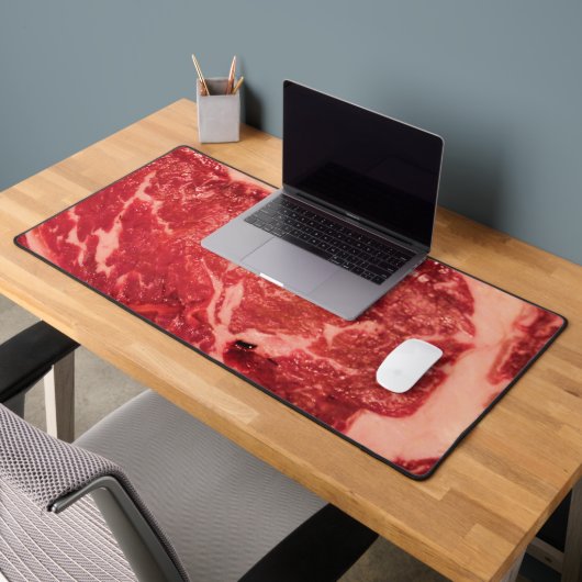 Premium Rauw Rood Vlees | Gemarmerde Steak Macro F Bureaumat (Kantoor 2)