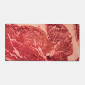 Premium Rauw Rood Vlees | Gemarmerde Steak Macro F Bureaumat (Voorkant)