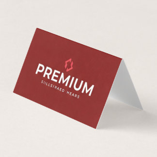 Premium Red Business Visitekaartje