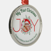 Premium ronde Ornament - Mijn eerste kerst (Rechts)
