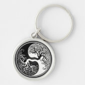 Premium Round Yin Yang Sleutelhanger (Voorkant)