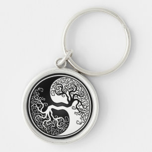 Premium Round Yin Yang Sleutelhanger