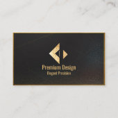 Premium - Royal Gold Professional Business Kaart Visitekaartje (Voorkant)