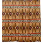 Premium rustiek industrieel douchegordijn stijl 1 (Voorkant)