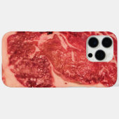 Premium Ruw Rood Vlees | Marmermeis Macro Foto Case-Mate iPhone Case (Achterkant (horizontaal))