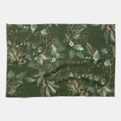 Premium Sage Modern Eucalyptus Green Theedoek (Horizontaal)