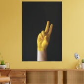 Premium-schilderdoek met vingerafdruk (gloss) canvas afdruk (Insitu (Woonkamer))