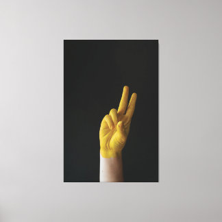 Premium-schilderdoek met vingerafdruk (gloss) canvas afdruk