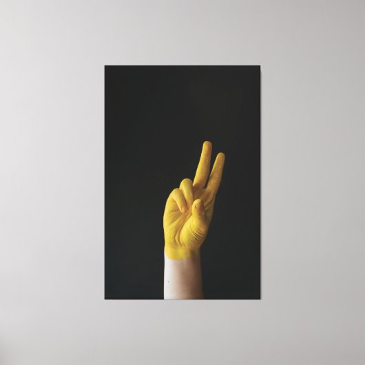 Premium-schilderdoek met vingerafdruk (gloss) canvas afdruk (Voorkant)