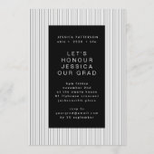 Premium Script Afstuderen bewerkbaar Afstuderen Aankondiging (Achterkant)