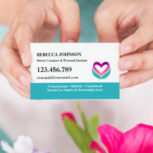 Premium Senior Verzorger Ouderenzorg & Persoonlijk Visitekaartje
