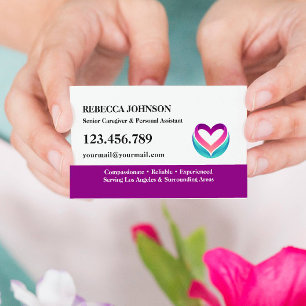 Premium Senior Verzorger Ouderenzorg & Persoonlijk Visitekaartje