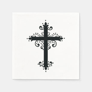 Premium Sierkunst Gekerfde Kruis Kunst Servet