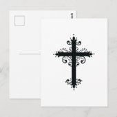 Premium Sierkunst Gekerfde Kruiskunst Briefkaart (Voorkant / Achterkant)