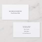 Premium - Silk Trendy - Minimale Professional Visitekaartje (Voorkant / Achterkant)