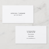 Premium - Silk Trendy - Minimale Professional Visitekaartje (Voorkant / Achterkant)