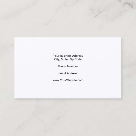 Premium - Silk Trendy - Minimale Professional Visitekaartje (Achterkant)