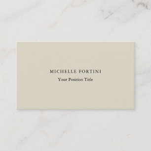 Premium - Silk Trendy - minimalistisch professione Visitekaartje