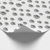 Premium Silver Gift Boxes Elegant Holiday Party Cadeaupapier (Hoek)