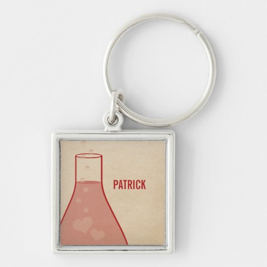 Premium-Sleutelhanger voor beker, rood Sleutelhanger (Voorkant)
