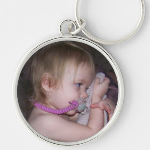 Premium - sleutelhanger voor ronde foto
