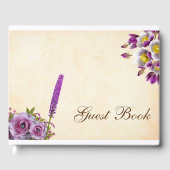 Premium Spring Flowers Guest Book Gastenboek (Voorkant)