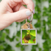 Premium Square Bird Nest Sleutelhanger (Hand)