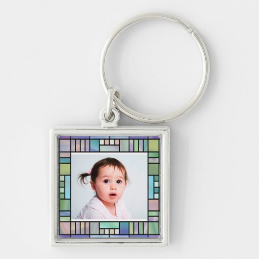 Premium Square Foto Sleutelhanger toevoegen (Voorkant)