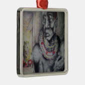 Premium Square Ornamenten Hakuna Matata Lion- Masa (Rechts)