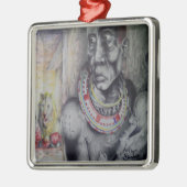 Premium Square Ornamenten Hakuna Matata Lion- Masa (Links)