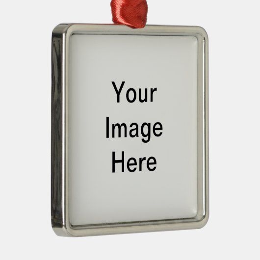 Premium Square Ornaments Metalen Ornament (Rechts)