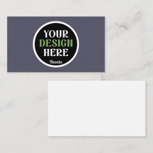 Premium, stijlvol, bold & minimaal visitekaartje