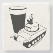 Premium Stone M4 Onderzetter (Voorkant)