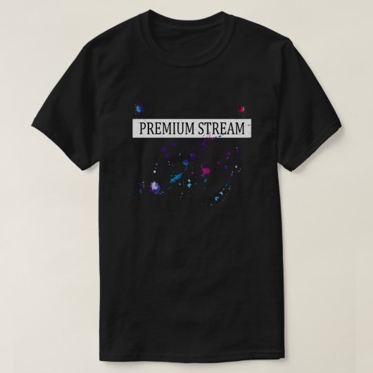 PREMIUM STREAM T-SHIRT (Design voorkant)