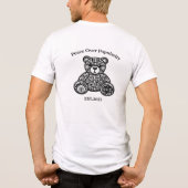 Premium Streetwear Essential Tri-Blend Shirt (Achterkant)