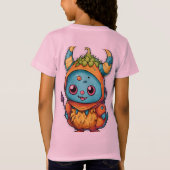 "Premium T-shirt met fijne trui – zacht en stijlvo (Achterkant)