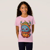 "Premium T-shirt met fijne trui – zacht en stijlvo (Voorkant volledig)