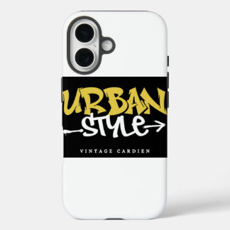 Premium telefoonhoesje met urbane stijlprint iPhone 16 hoesje