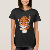 Premium Tiger Graphic T-shirt (Voorkant)