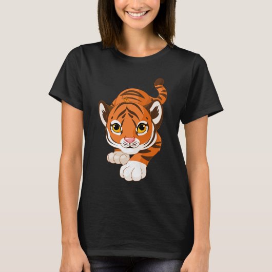 Premium Tiger Graphic T-shirt (Voorkant)