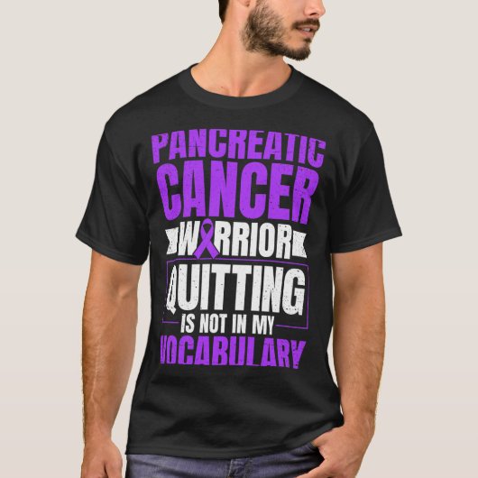 Premium Tri-Blend Pancreaskanker Krijger T-shirt (Voorkant)
