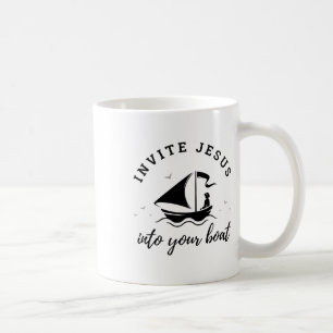 Premium Uitnodiging in de boot, Schattigee bijbel  Koffiemok