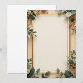 PREMIUM Uitnodigingskaart Ontwerp Kaart (Voorkant / Achterkant)