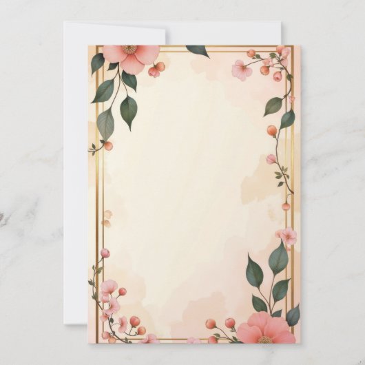 PREMIUM Uitnodigingskaart Ontwerp Kaart (Voorkant)