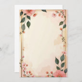 PREMIUM Uitnodigingskaart Ontwerp Kaart (Voorkant / Achterkant)