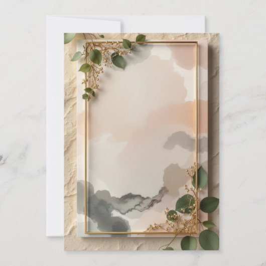 PREMIUM Uitnodigingskaart Ontwerp Kaart (Voorkant)